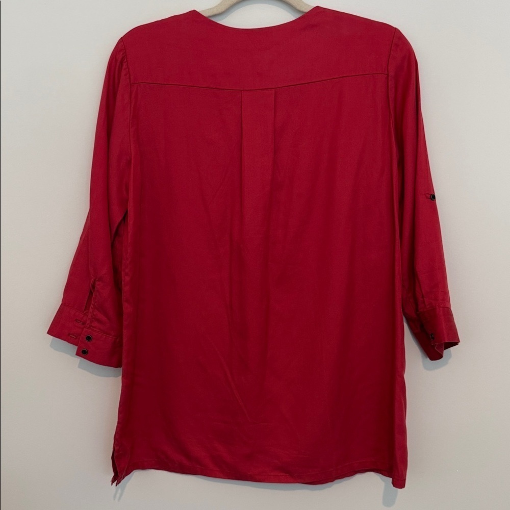 Intro Lace-Up blouse Size S - Picture 3 of 10